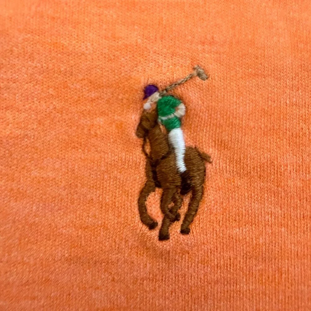 Polo Ralph Lauren Classic-Fit Pima Soft Touch Cotton Women's Peach Sz. M - Picture 5 of 12